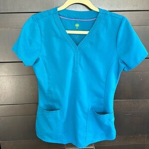 Healing Hands Purple Label scrub top.
